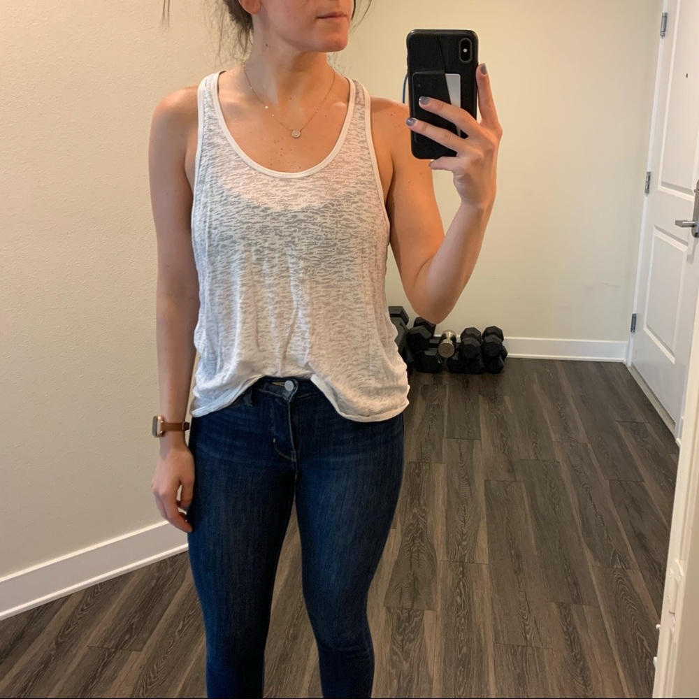 Lululemon white loose tank